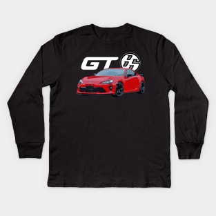 toyota 86 jdm max racing Kids Long Sleeve T-Shirt